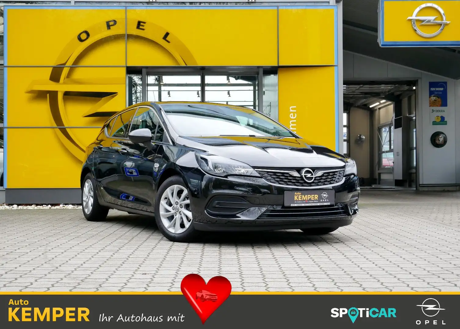 Opel Astra 1.2 Turbo Elegance *LED*Navi*Kamera* Zwart - 1