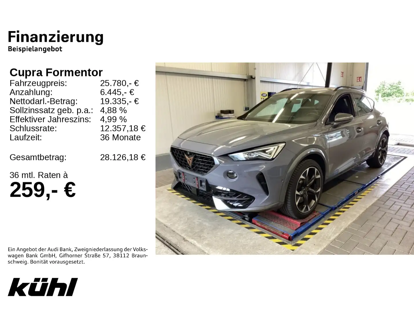 CUPRA Formentor 1.4 TSI eHybrid DSG LED/ACC/360°/Navi/ Gris - 2