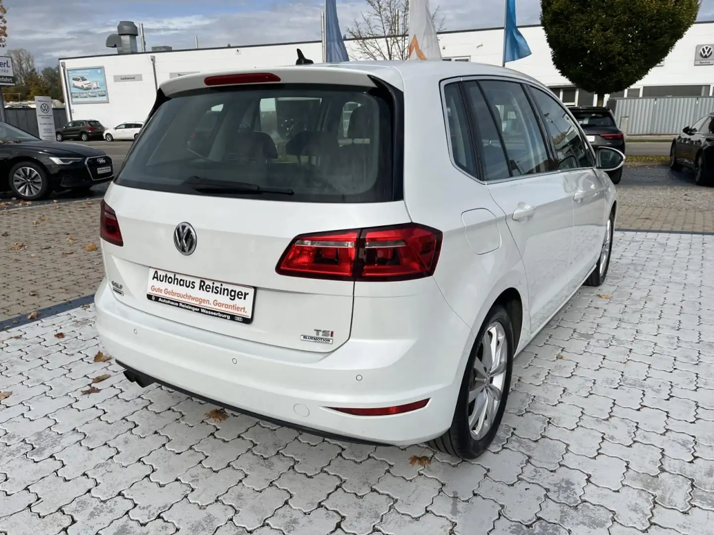 Volkswagen Golf Sportsvan 1.4 TSI Highline (AHK,Xenon,Media-Radio) Klima Weiß - 2