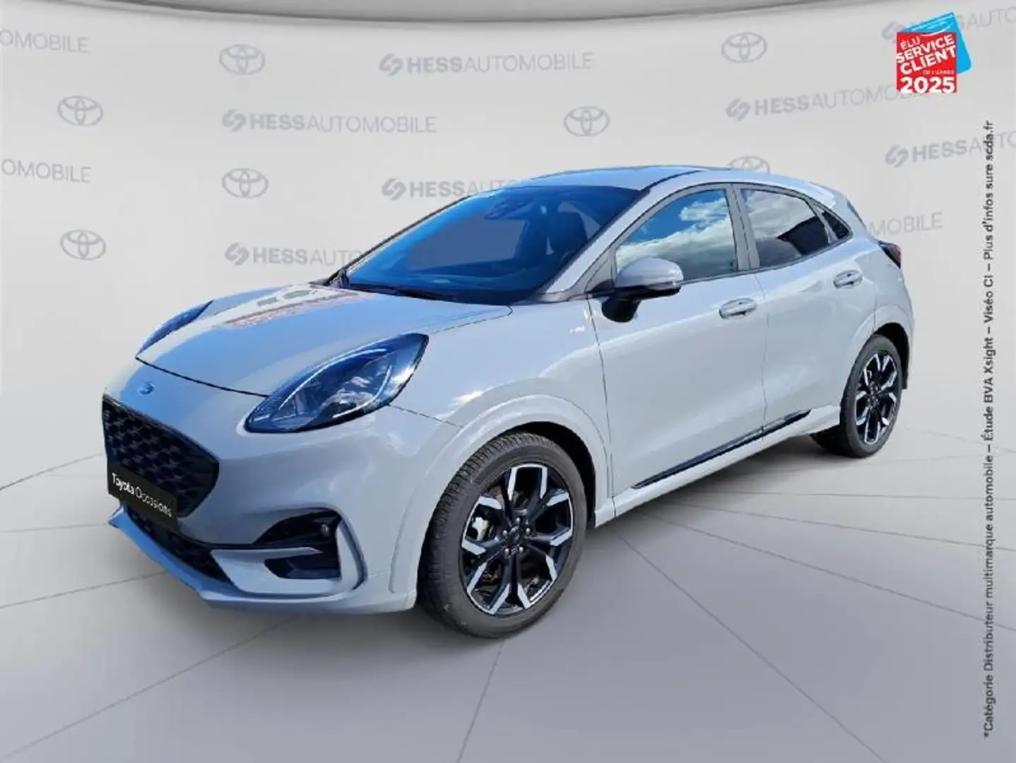 Ford Puma 1.0 EcoBoost 125ch mHEV ST-Line 6cv GPS Gris - 1