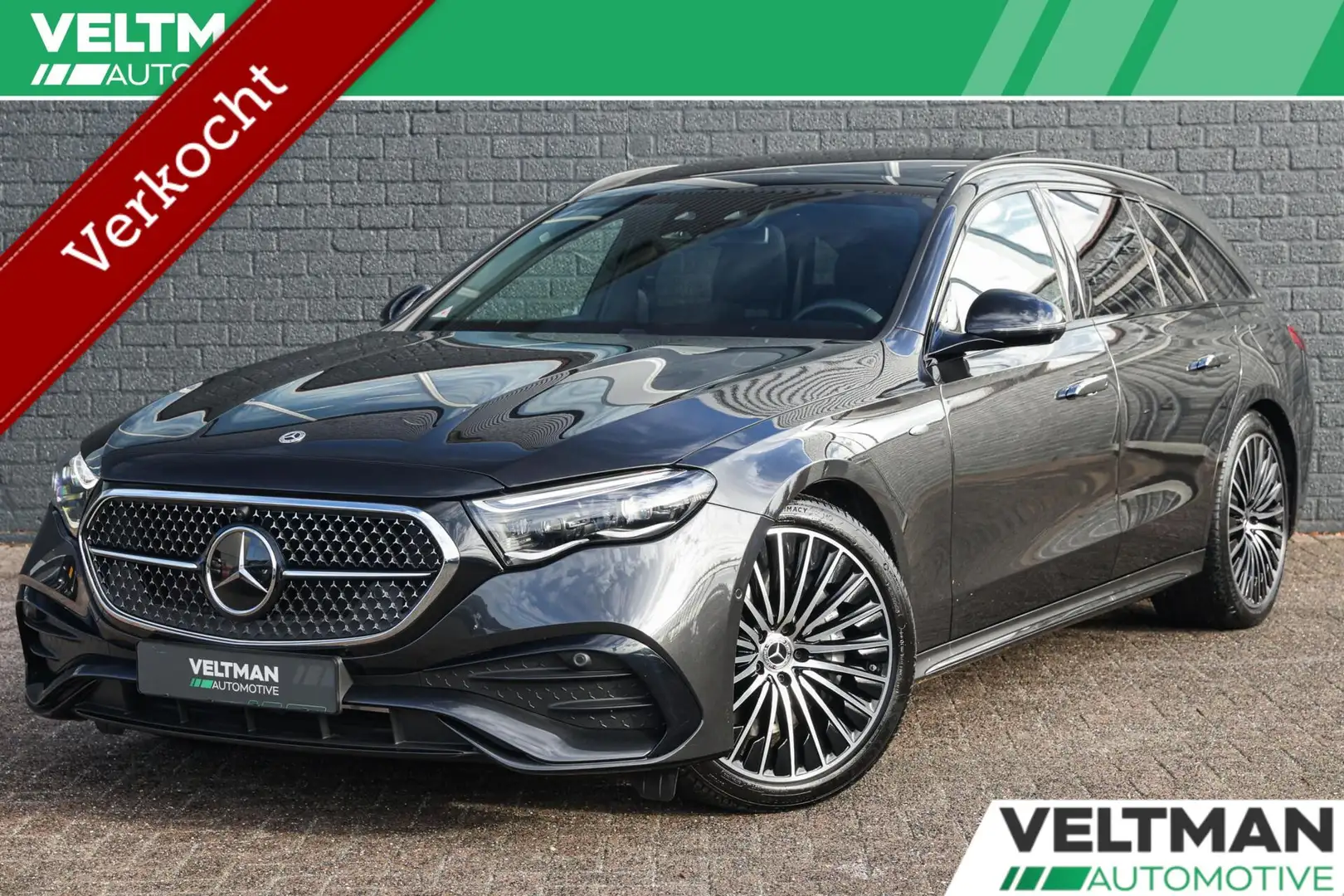 Mercedes-Benz E 300 Estate e AMG Line PANO TREKHAAK SUPERSCREEN HEAD U Grau - 1