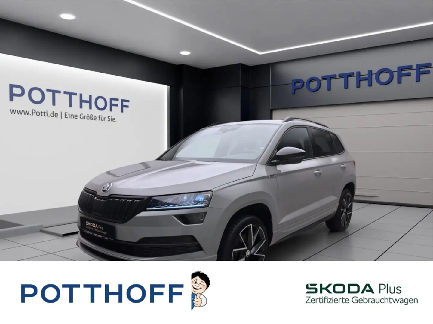 Skoda Karoq 1.5 TSI DSG SPORTLINE PANO NAVI PDC ACC Grau - 1