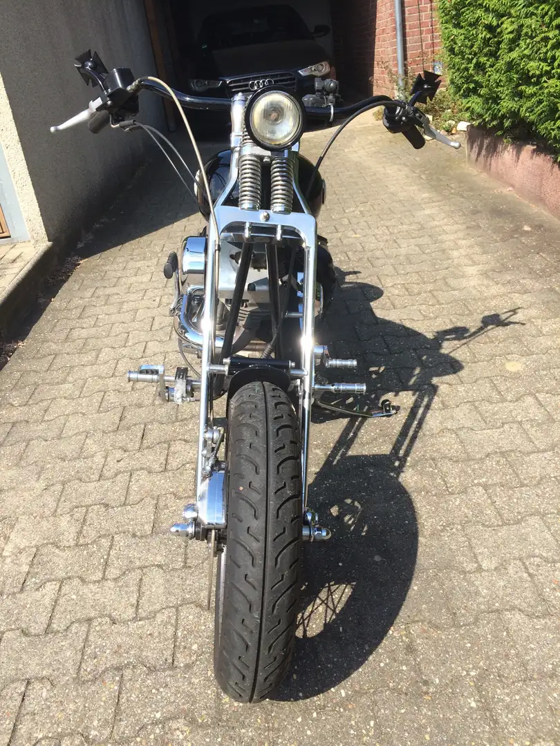 Harley-Davidson Custom Bike flathead - umgebaut - Custombike Siyah - 1