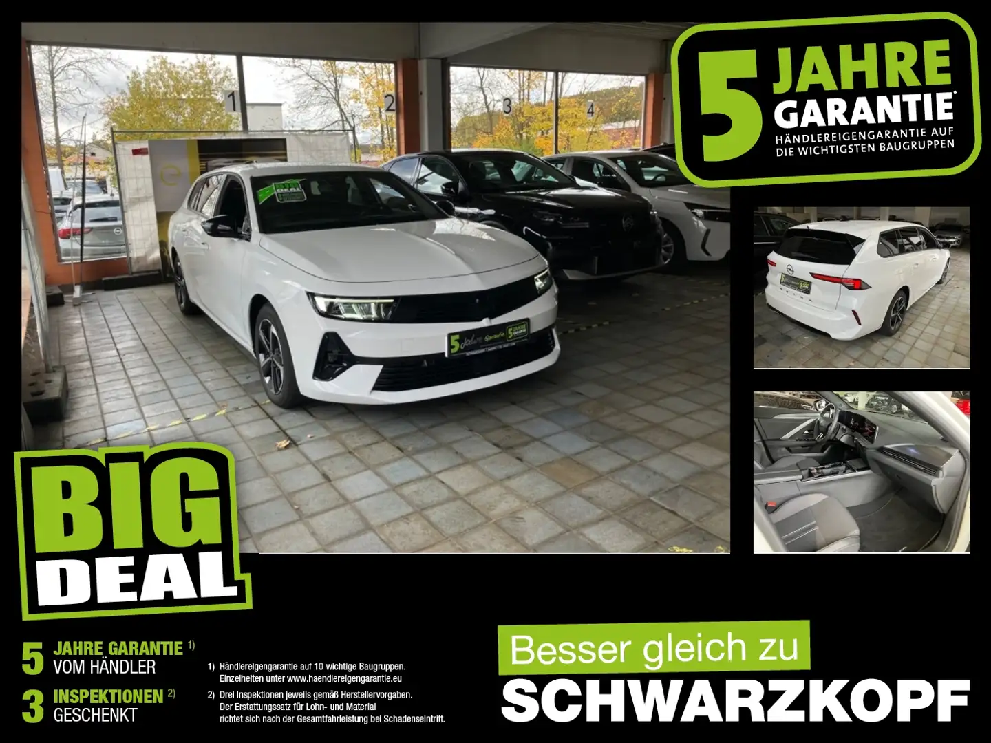 Opel Astra L ST 1.2T Fin. ab 2,99% Navi,WirelessCharg Weiß - 1