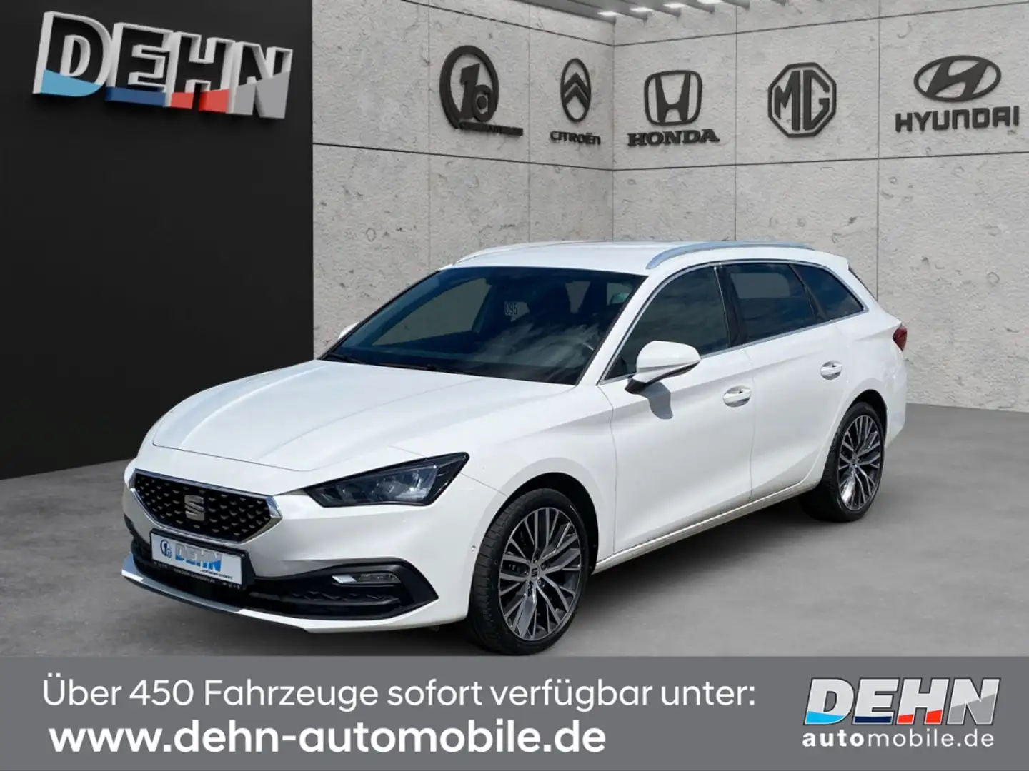 SEAT Leon Sportstourer 2.0 TDI DSG Xcellence ACC Navi Weiß - 2