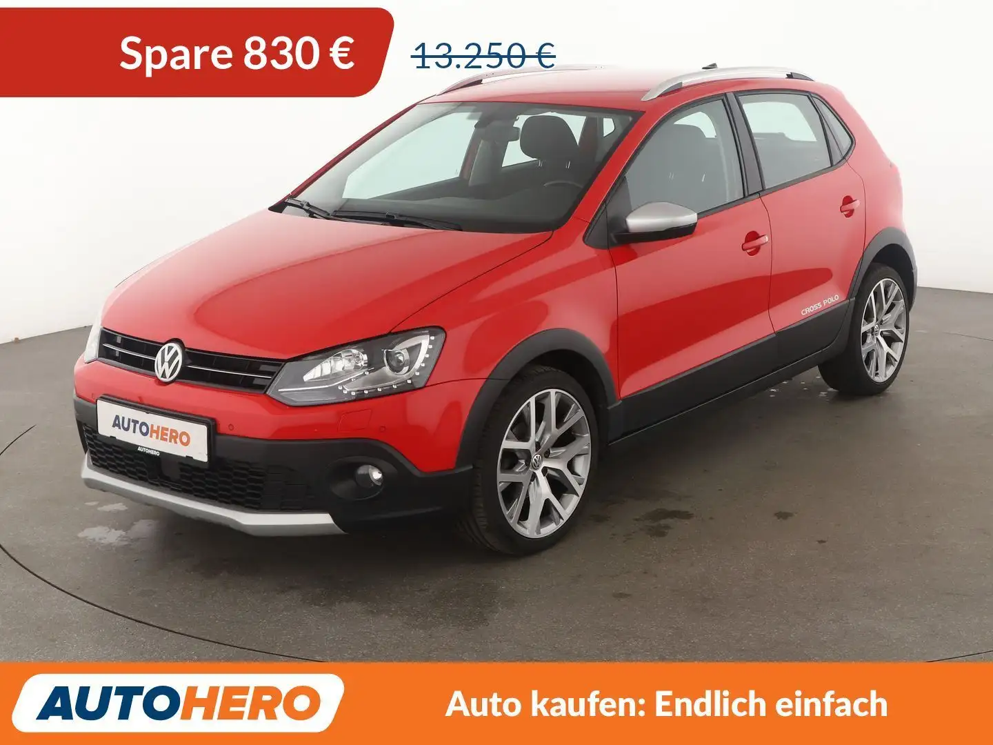 Volkswagen Polo 1.4 TDI CrossPolo BMT*NAV*XENON*TEMPO*CAM*PDC*SHZ Rot - 1