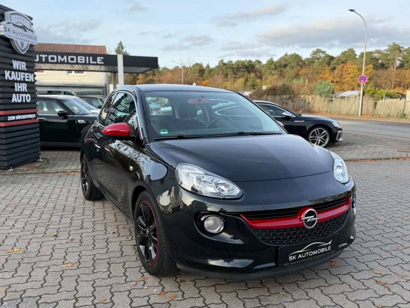 Opel Adam Color-Paket KLIMA-TEMPOMAT-TÜV 09-2026 Zwart - 1