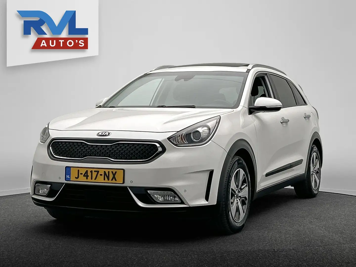 Kia Niro 1.6 GDi Hybrid First Edition Pano/dak Adaptieve/Cr Wit - 1
