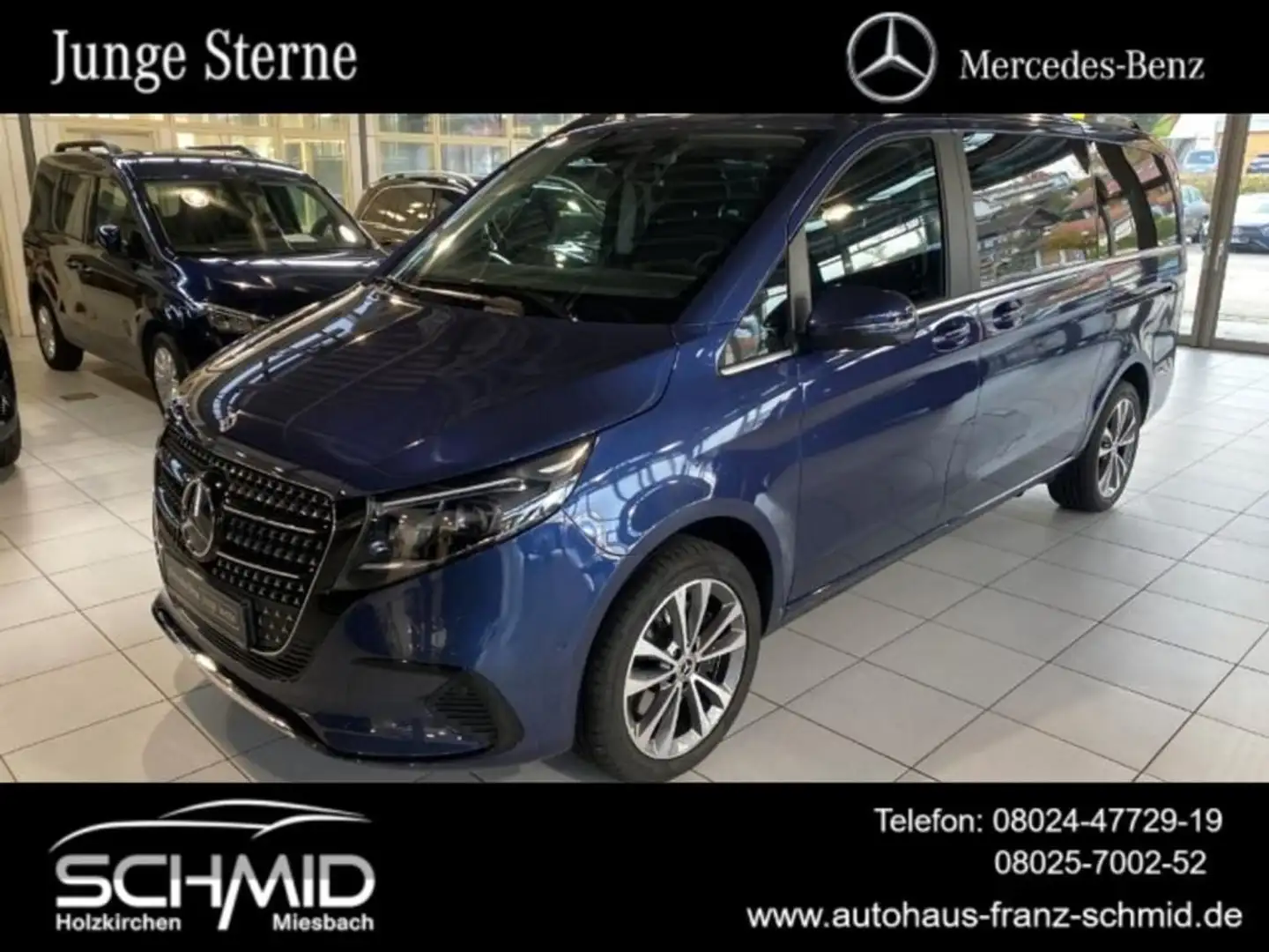Mercedes-Benz V 250 d 4MATIC AVA L STHZG Multibeam Sound 360° Blau - 1