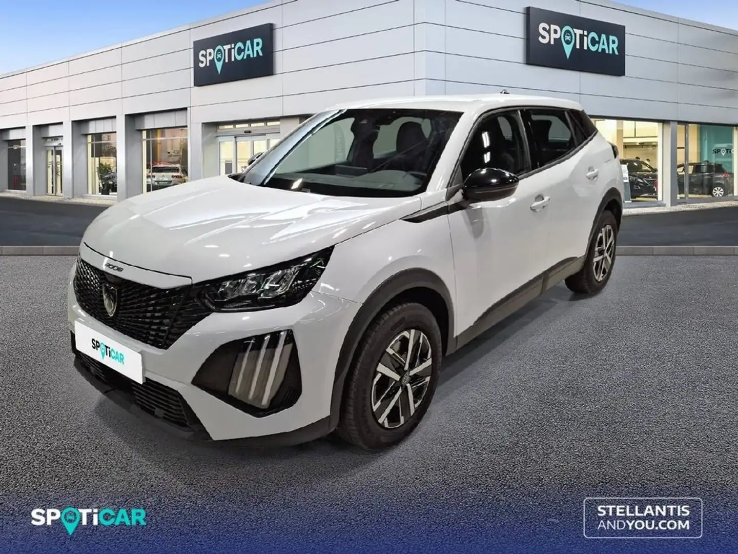 Peugeot 2008 N Hybrid 136 eDCS6 Active Weiß - 1