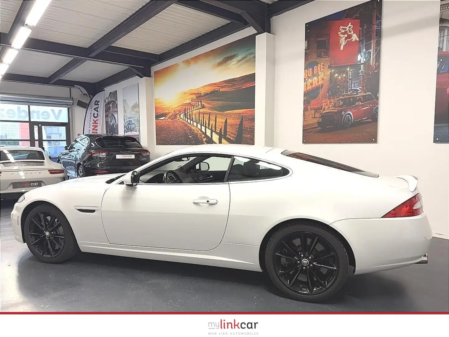 Jaguar XKR XKR V8 5.0 510cv 1ère main km certifié Ph III Blanc - 2