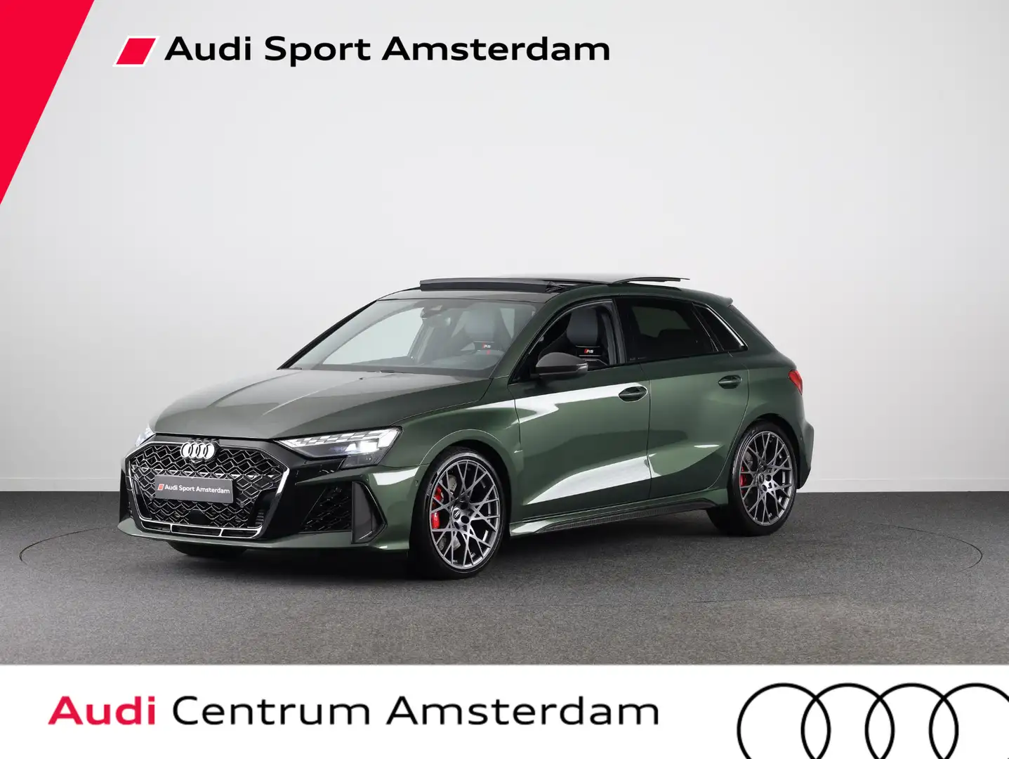 Audi RS3 Sportback 2.5 TFSI quattro 400pk Panoramadak | Sch Grün - 1
