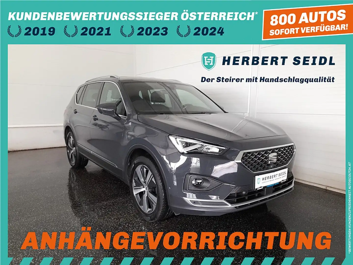 SEAT Tarraco Xcellence 2,0 TDI DSG *19 ZOLL / VOLL-LED / VIR... Grijs - 1