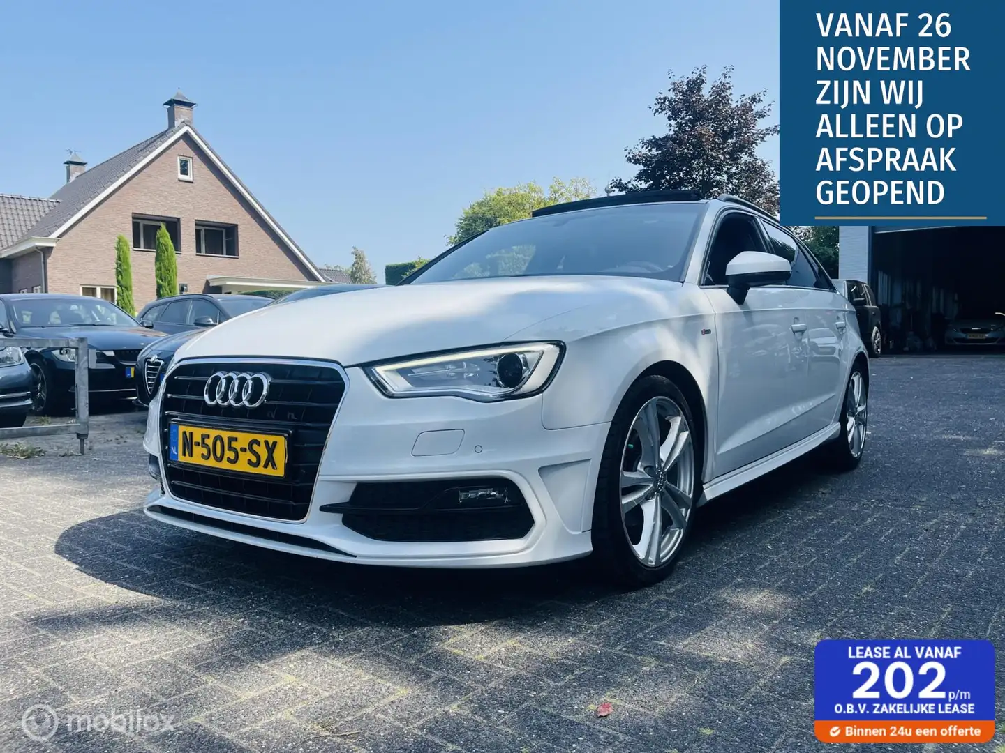 Audi A3 Sportback 1.6 TDI Sport Pro Line 3x S-Line / Pano- Weiß - 1