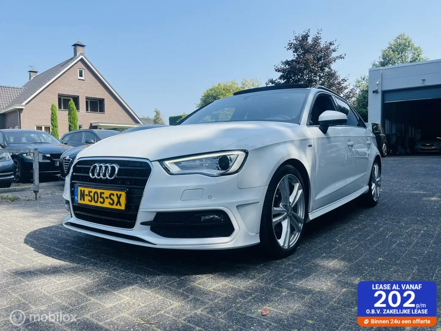 Audi A3 Sportback 1.6 TDI Sport Pro Line 3x S-Line / Pano- Blanc - 1