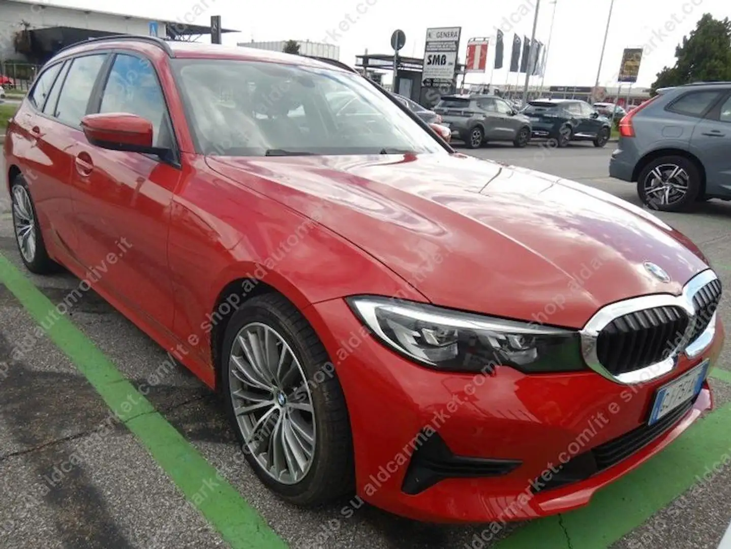 BMW 320 Serie 3 G21 320d Touring mhev 48V Sport auto Rood - 2