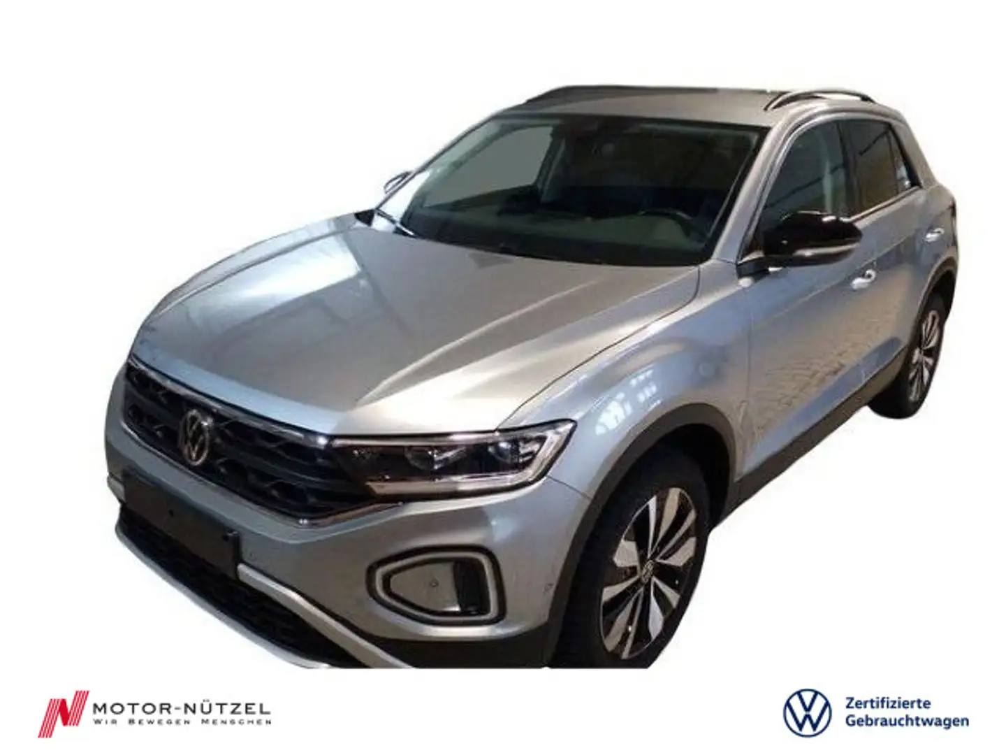 Volkswagen T-Roc 1.0 TSI GOAL 5JG+LEDplus+NAVI+ACC+SHZ+DAB Silber - 1