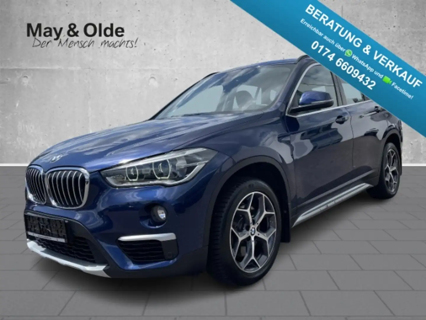 BMW X1 20d xDrive Aut. xLine LED Navi HuD Kamera AHK Blau - 1