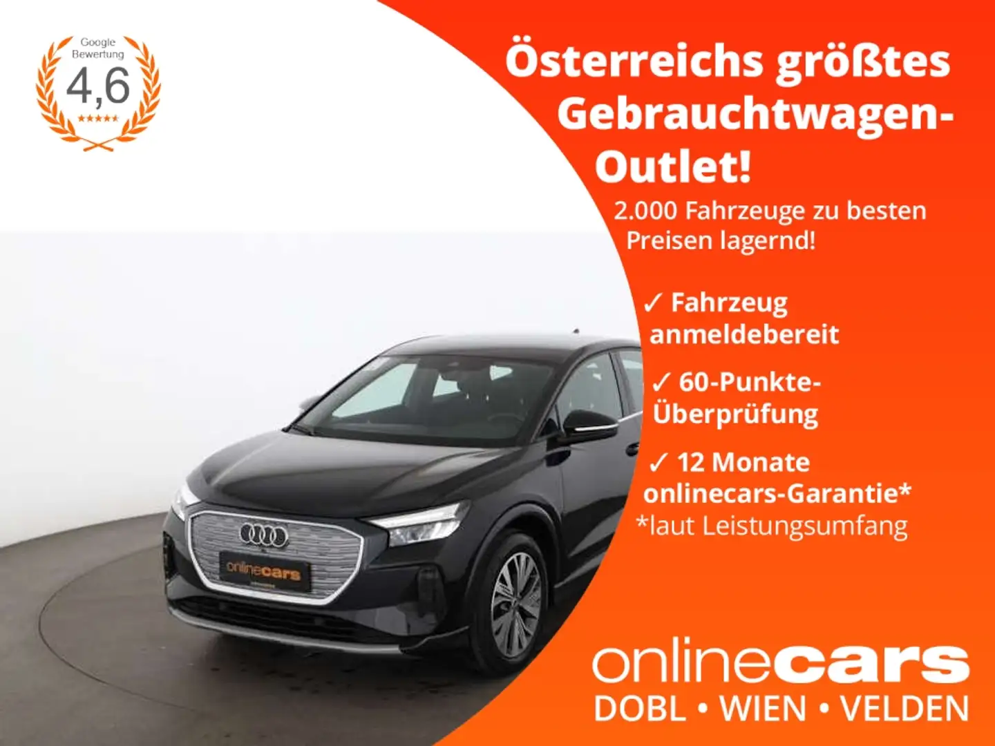 Audi Q4 e-tron Q4 SB 35 e-tron 55kWh Aut LED NAVI SITZHZG ASSIST Schwarz - 1
