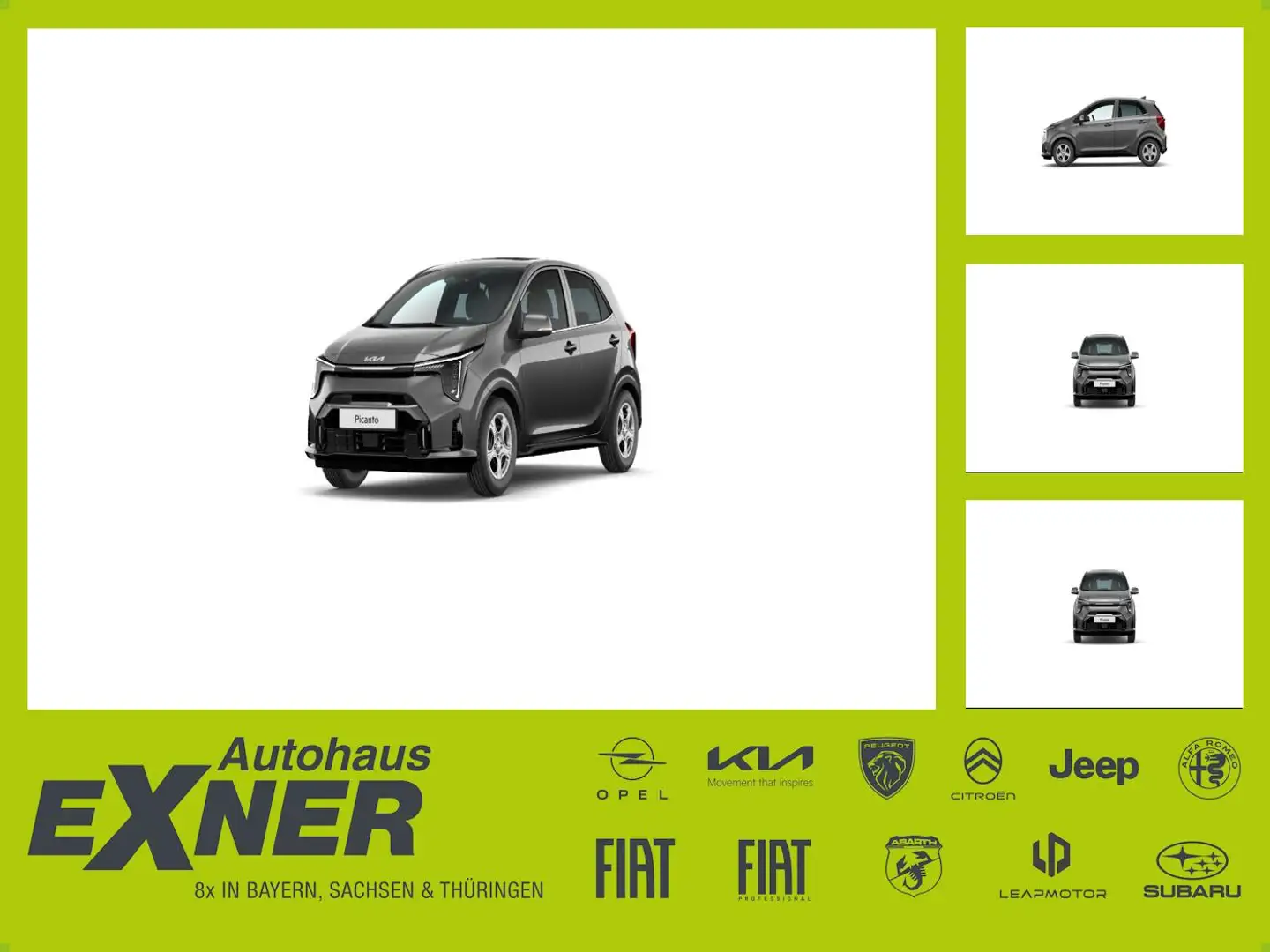 Kia Picanto Vision 14 ALU, Navi, Sitzheizung Noir - 1