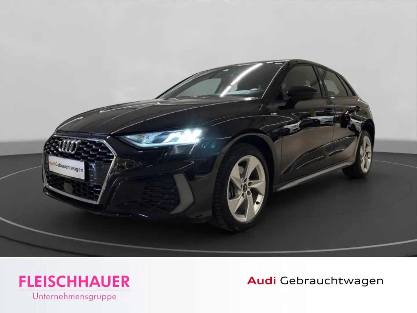 Audi A3 SB S line 40 TFSI e LED+NAVI+BUSINESS+PDC V&H+AHK+ Schwarz - 1