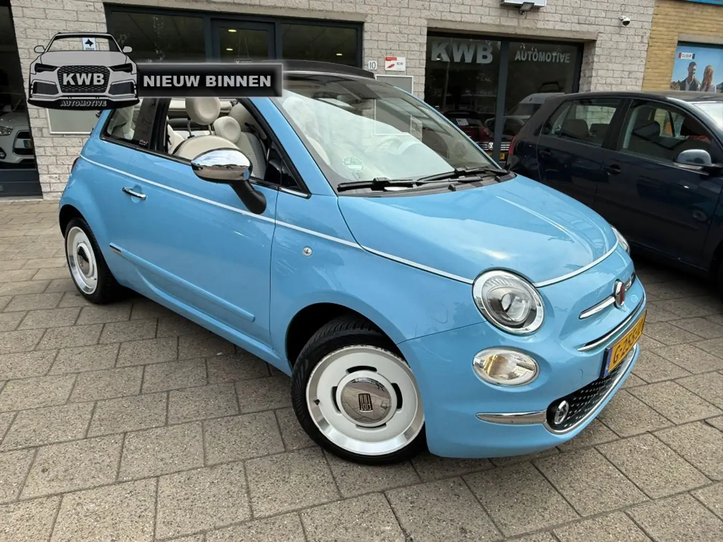 Fiat 500C 0.9 TA Spiaggina 58 Cabrio Limited Vol Bleu - 1