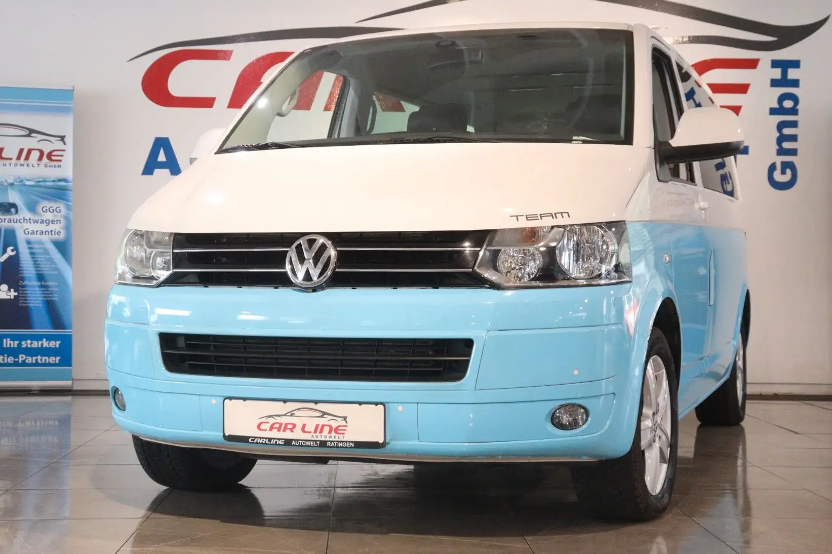 Volkswagen T5 Multivan *Automatik*Leder*Navi*Tisch*AHK 2,5t Blanc - 1