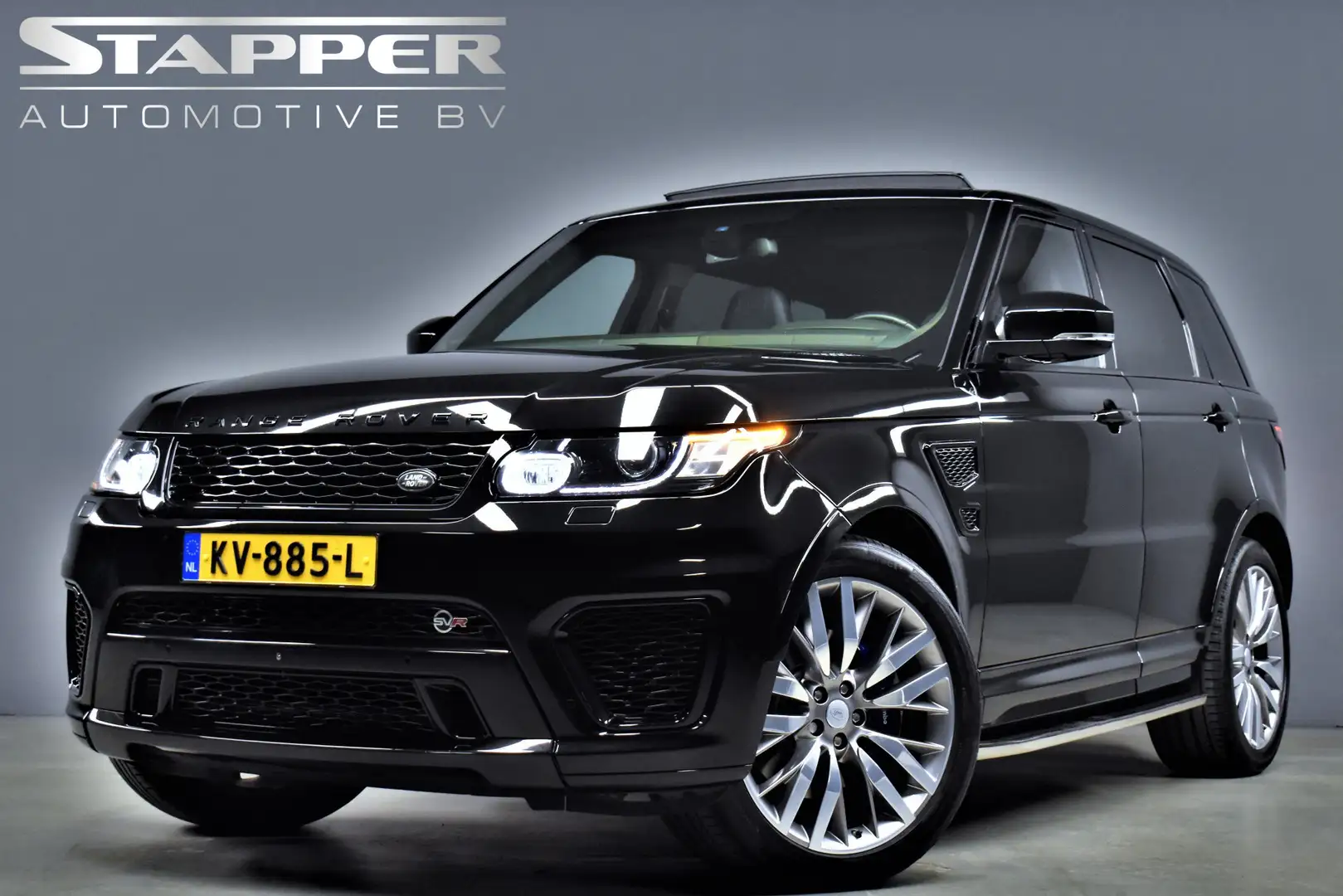 Land Rover Range Rover Sport 5.0 V8 Supercharged SVR 551pk Pano/Carplay/Xenon/L Zwart - 1