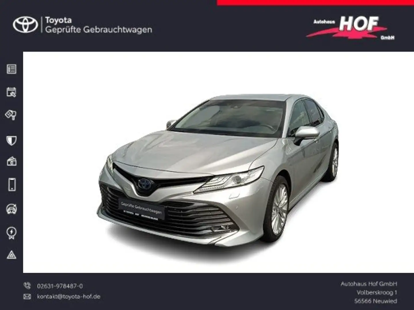 Toyota Camry 2.5-l-Hybrid Automatik Executive Plateado - 1