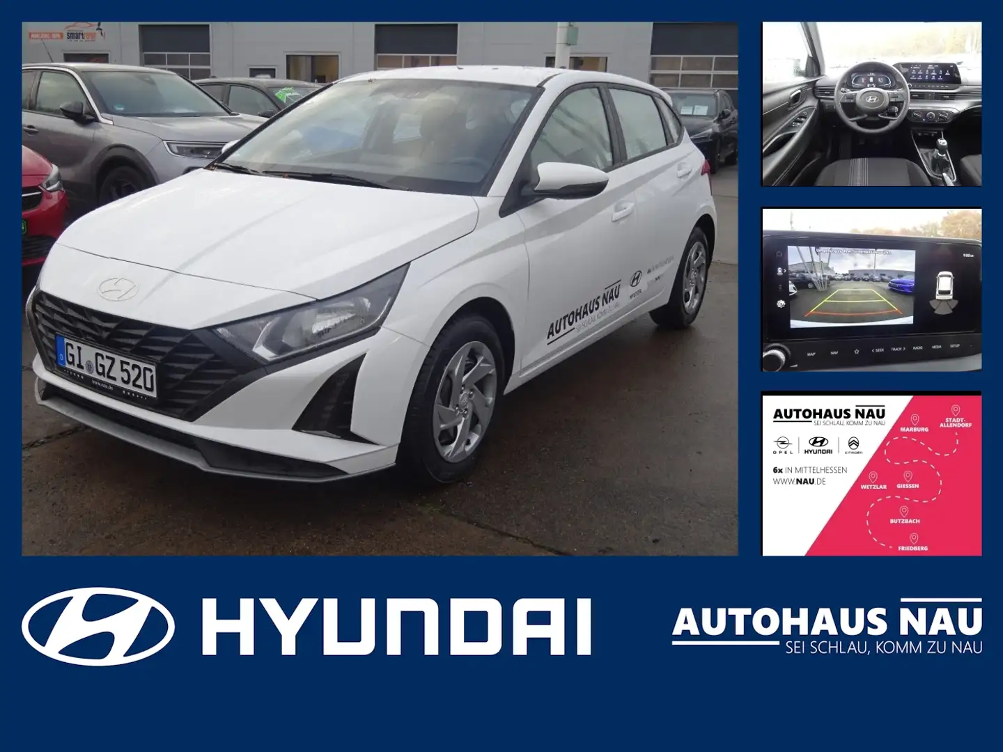 Hyundai i20 1.2 Select inkl. Big Deal! Weiß - 1