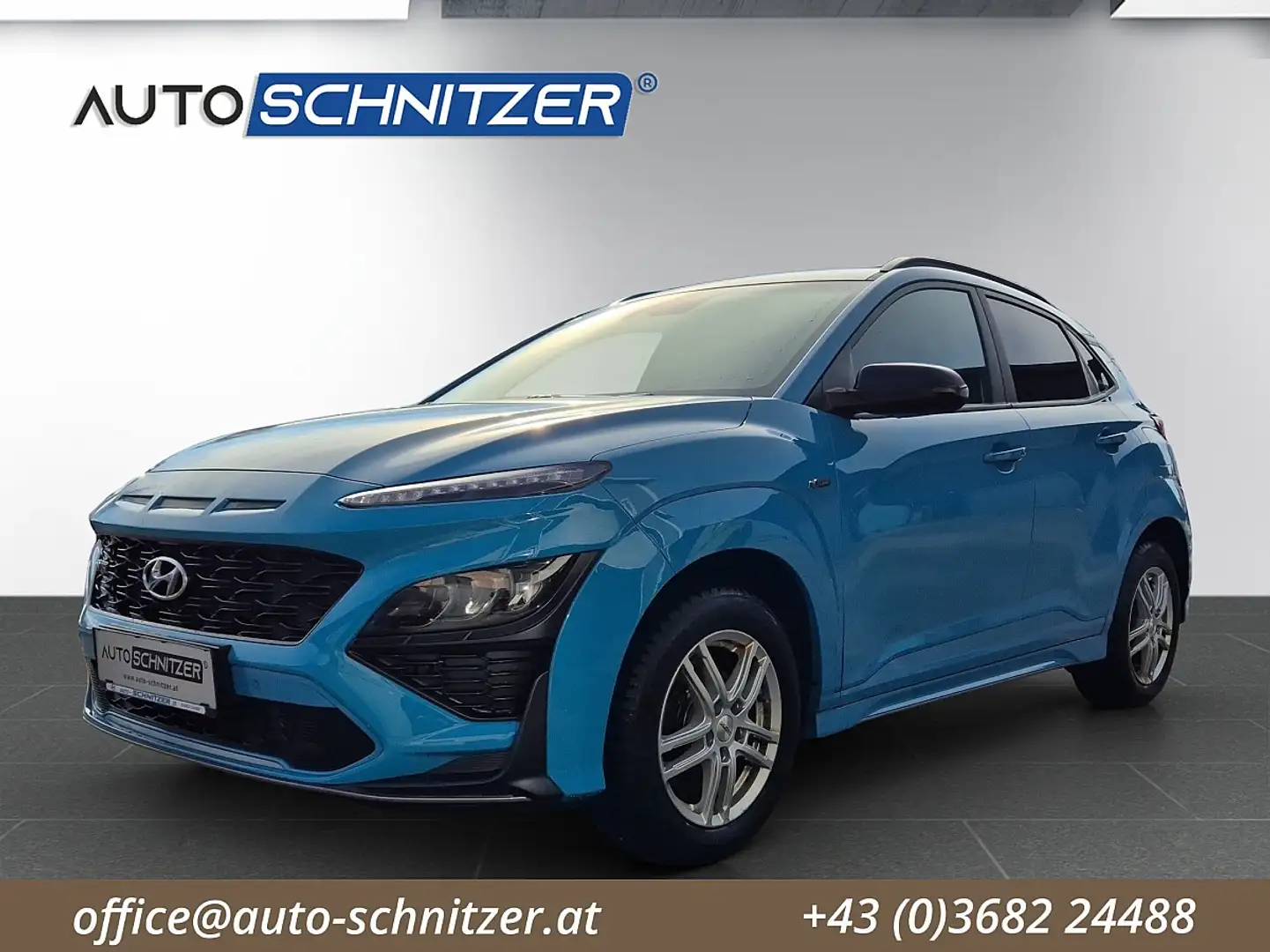 Hyundai KONA Kona 1,0 T-GDi 48V 2WD N-Line Blau - 1