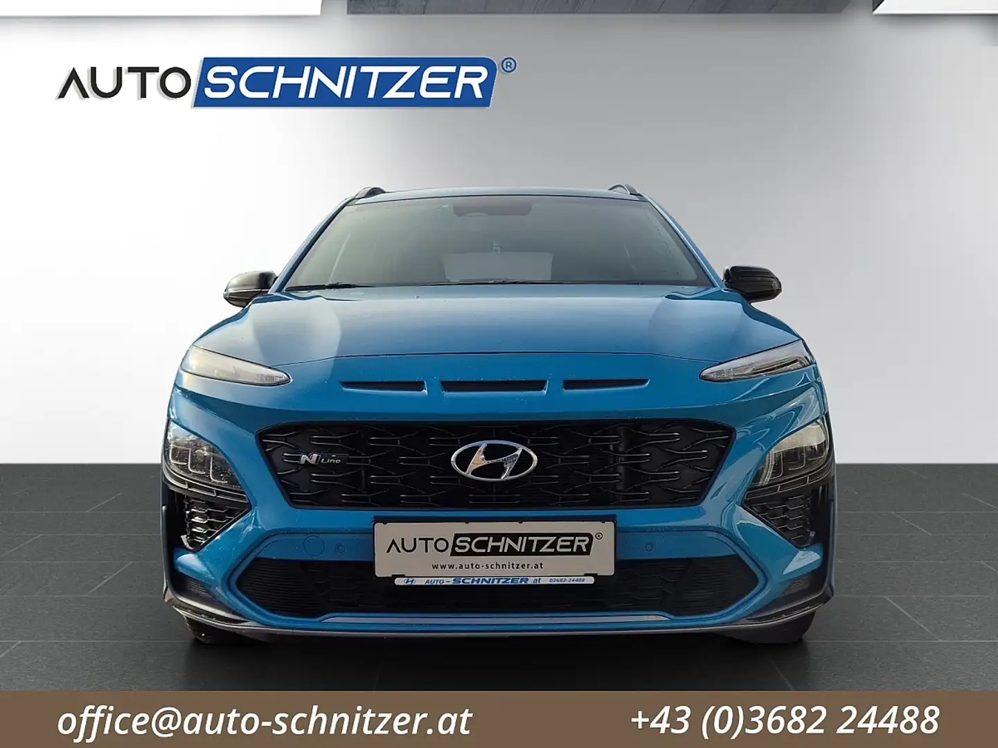 Hyundai KONA Kona 1,0 T-GDi 48V 2WD N-Line Blau - 2