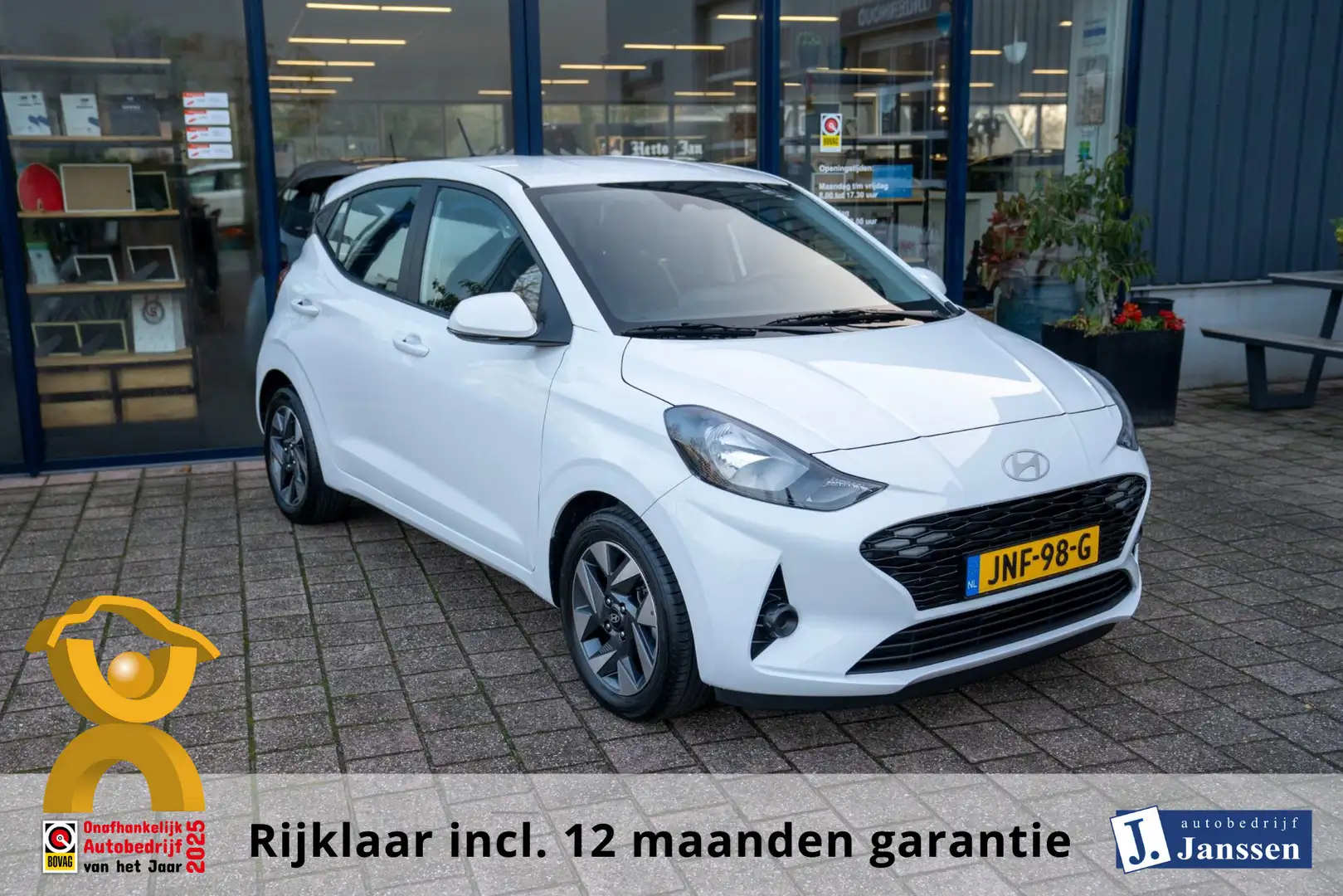 Hyundai i10 1.0 Trend 5-zits|Prijs rijklaar incl. 12 mnd garan Wit - 1