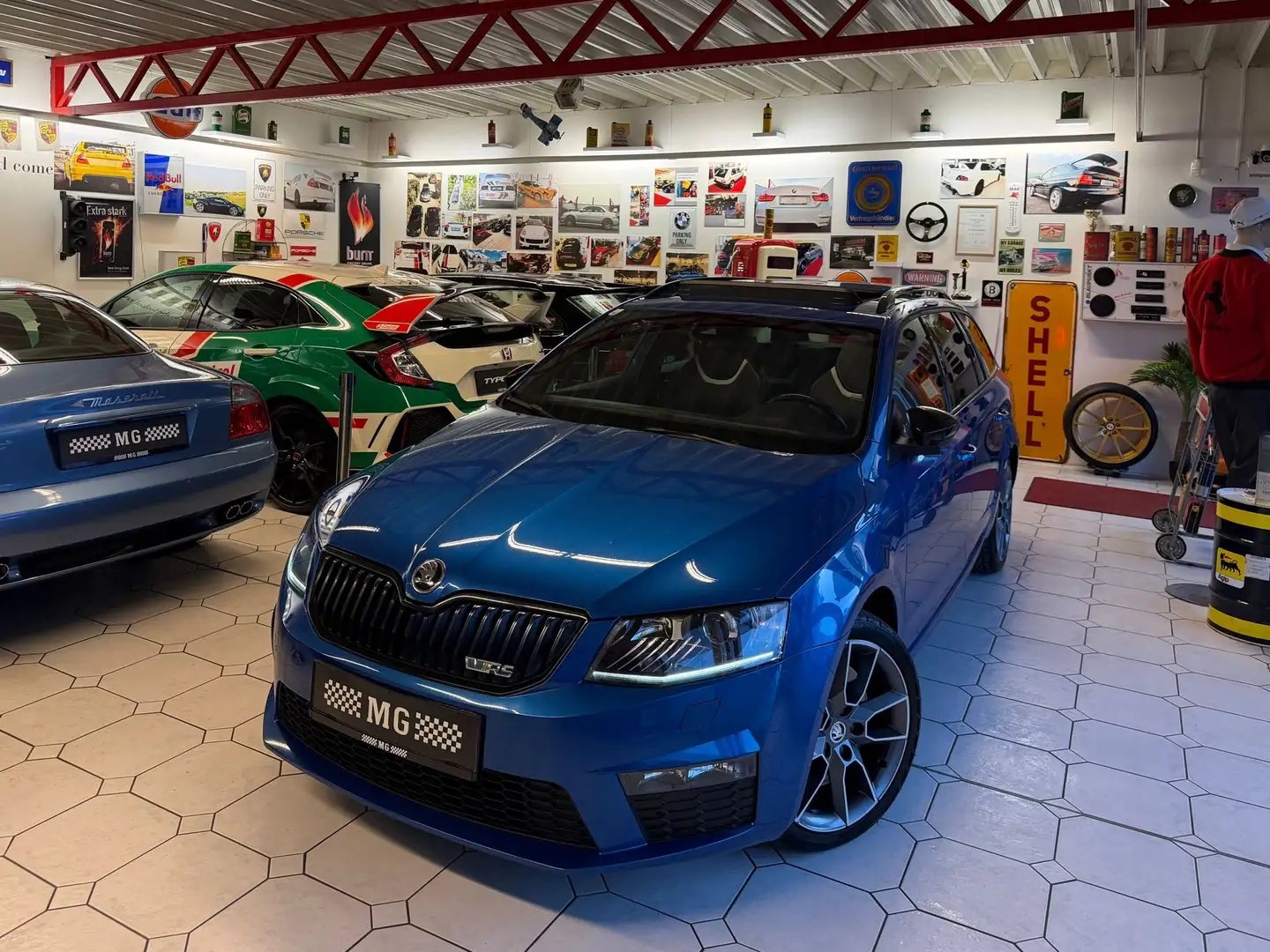 Skoda Octavia RS  Panorama   Anhängerkupplung Blau - 2