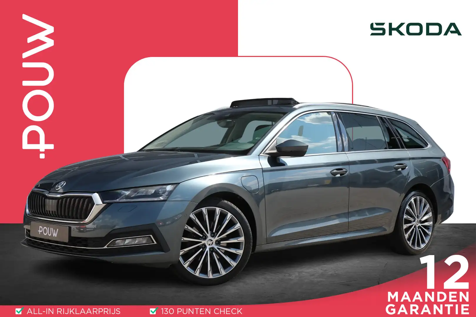 Skoda Octavia Combi 1.4 TSI iV 204pk DSG PHEV Business | SoH 94% Grau - 1