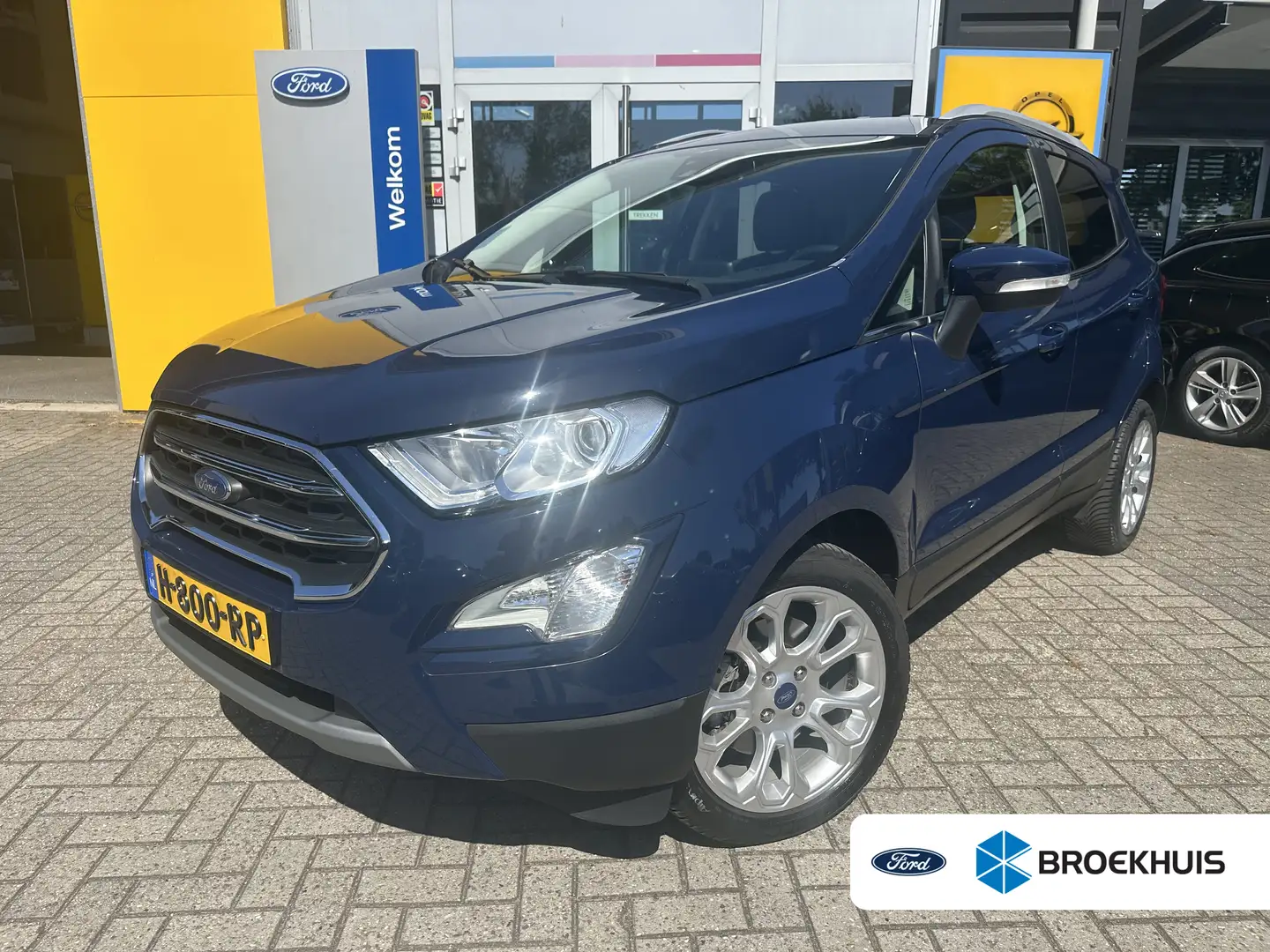 Ford EcoSport 1.0 125PK Titanium | STOEL-, STUUR- EN VOORRUIT VE Blauw - 1