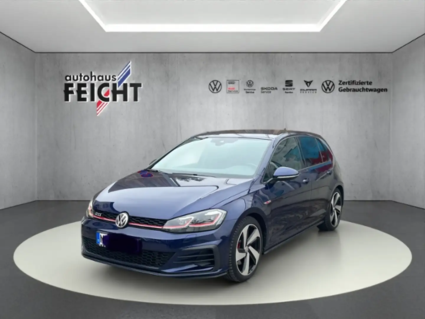 Volkswagen Golf VII GTI 2.0 TSI LED+NAVI+AHK+APP-CONN.+ACC Blue - 1