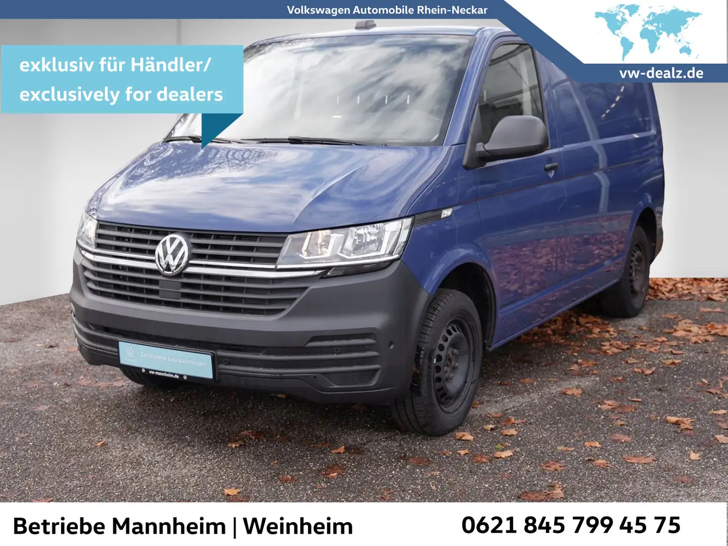 Volkswagen T6.1 Transporter T6.1 Kasten 2.0 TDI Automatik Kamera uvm Blau - 1