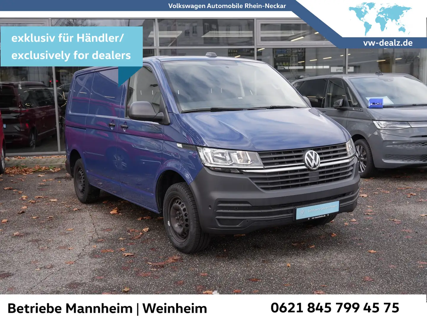 Volkswagen T6.1 Transporter T6.1 Kasten 2.0 TDI Automatik Kamera uvm Blau - 2