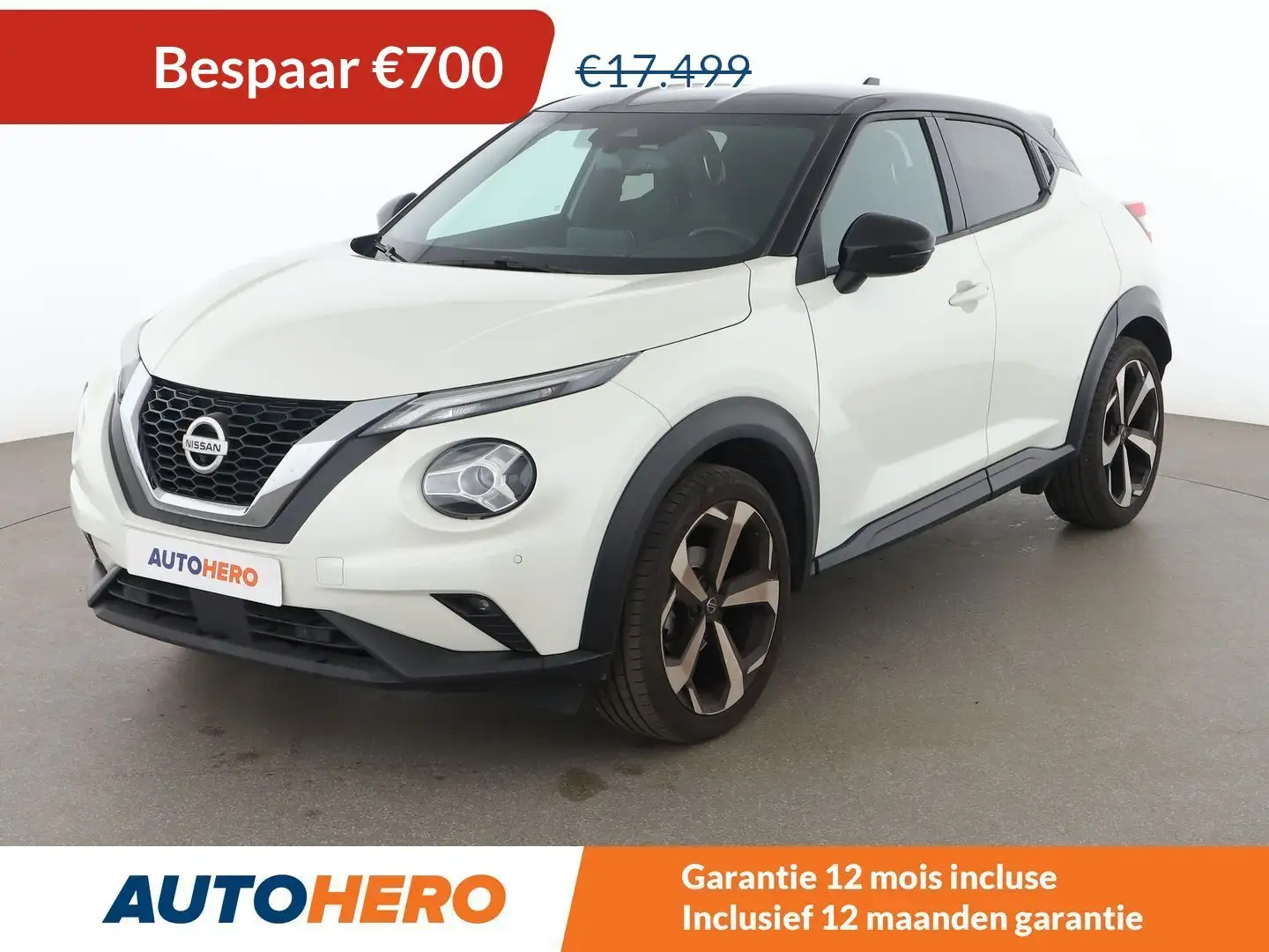 Nissan Juke 1.0 DIG-T Tekna Wit - 1