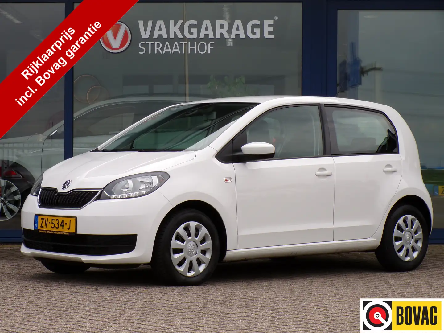 Skoda Citigo 1.0 Greentech Ambition 5-Drs, Airco / Cruise contr Wit - 1
