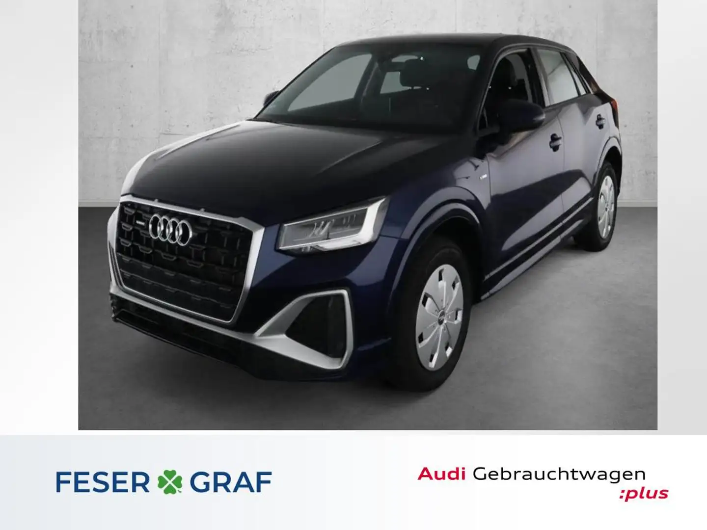 Audi Q2 40 TFSI qu S Line Ext Pano,Leder,SONOS Bleu - 1