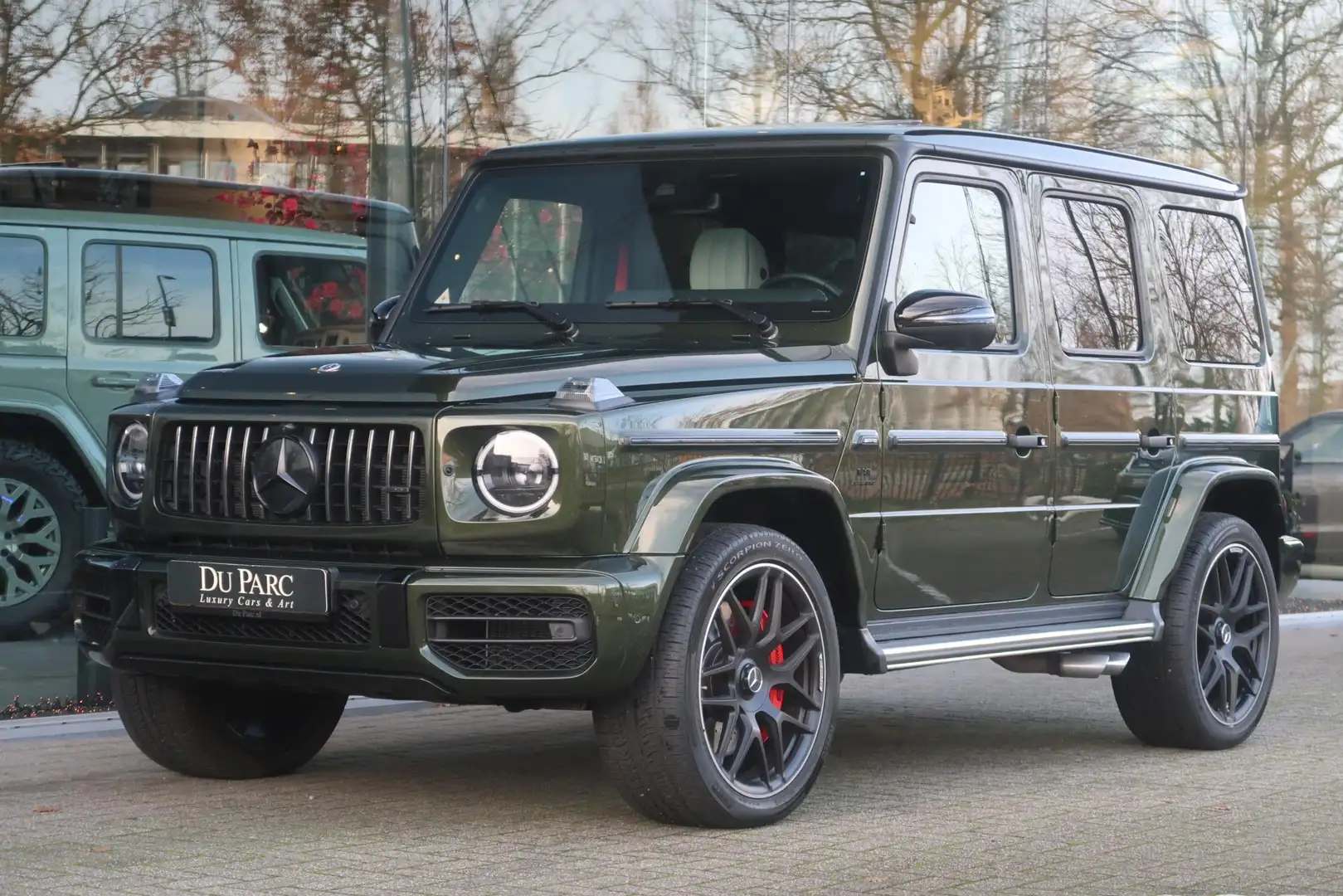 Mercedes-Benz G 63 AMG Designo Leder Exclusive Burmester FULL SPEC Groen - 1