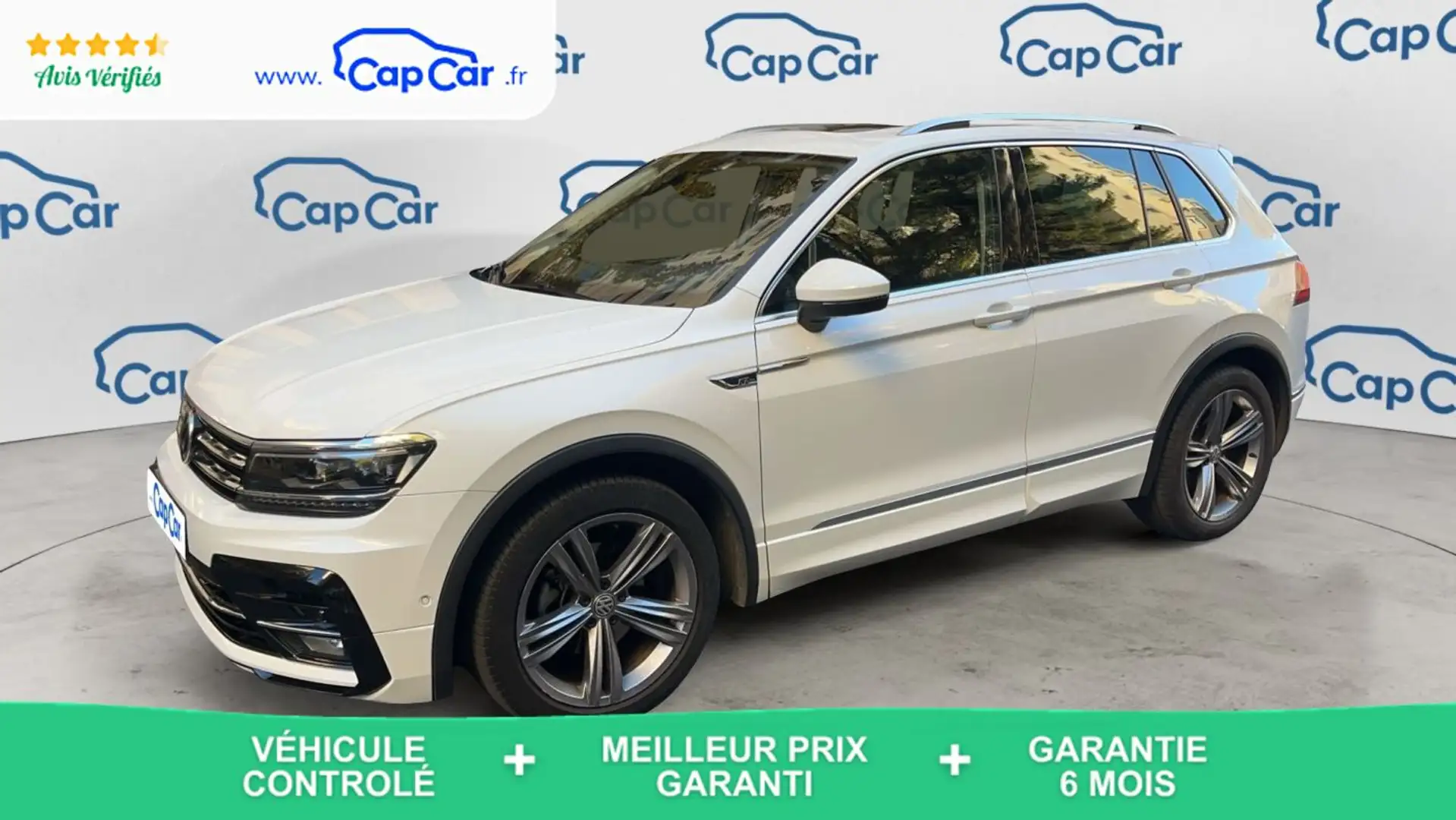 Volkswagen Tiguan 2.0 TDI 150 DSG7 R-Line Blanc - 1