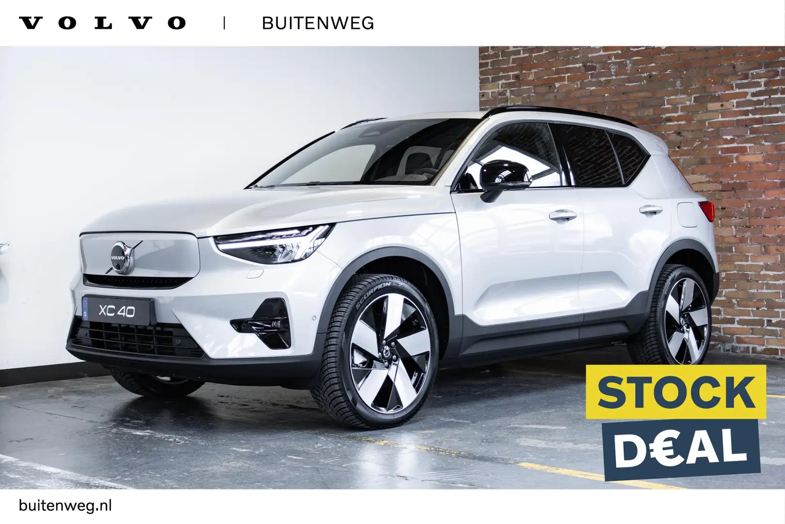 Volvo XC40 Single Motor Extended Range Ultimate 82 kWh | Pano Zilver - 1