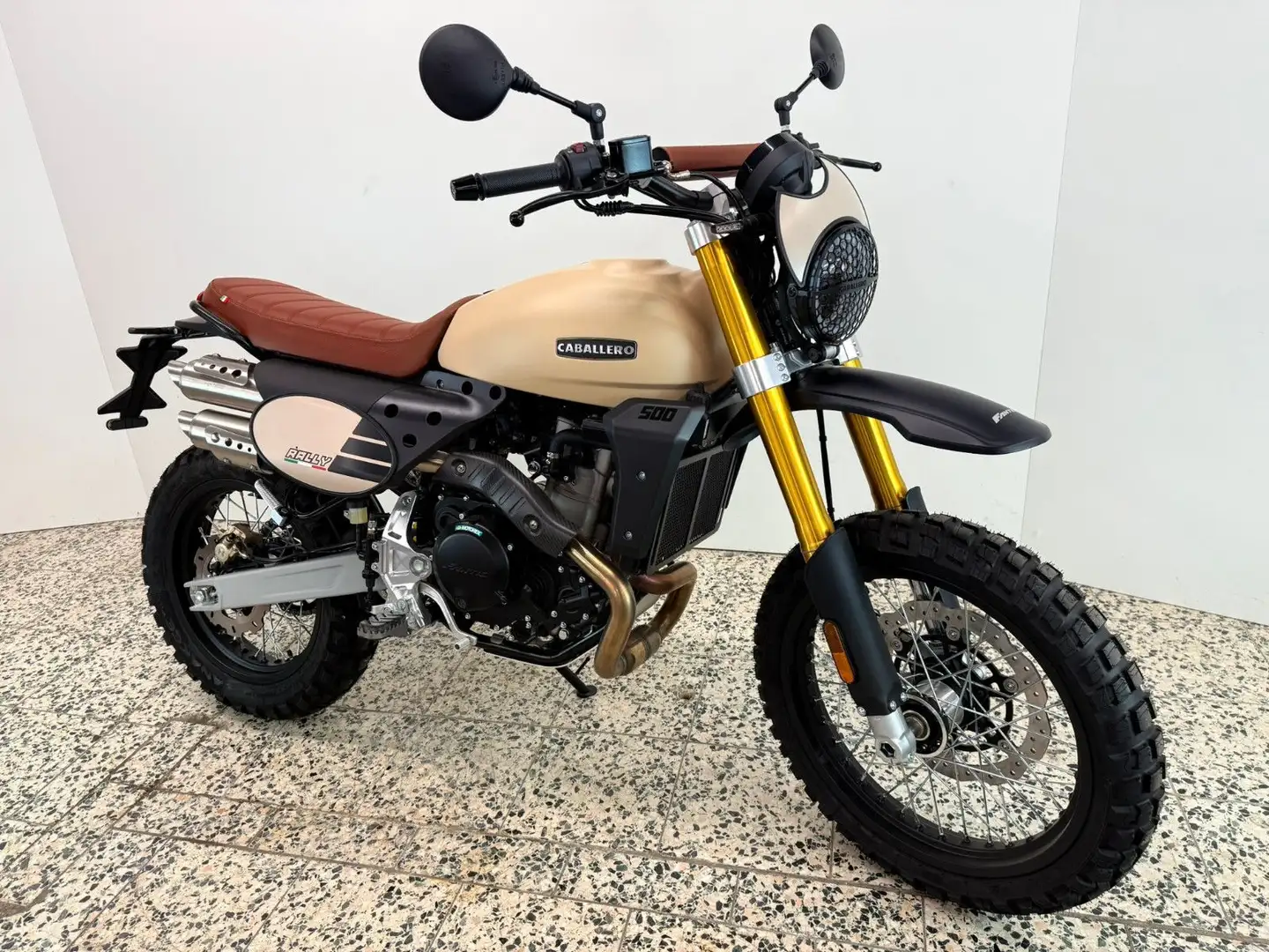 Fantic Caballero 500 Rally ABS        Versand 100€ Beige - 1
