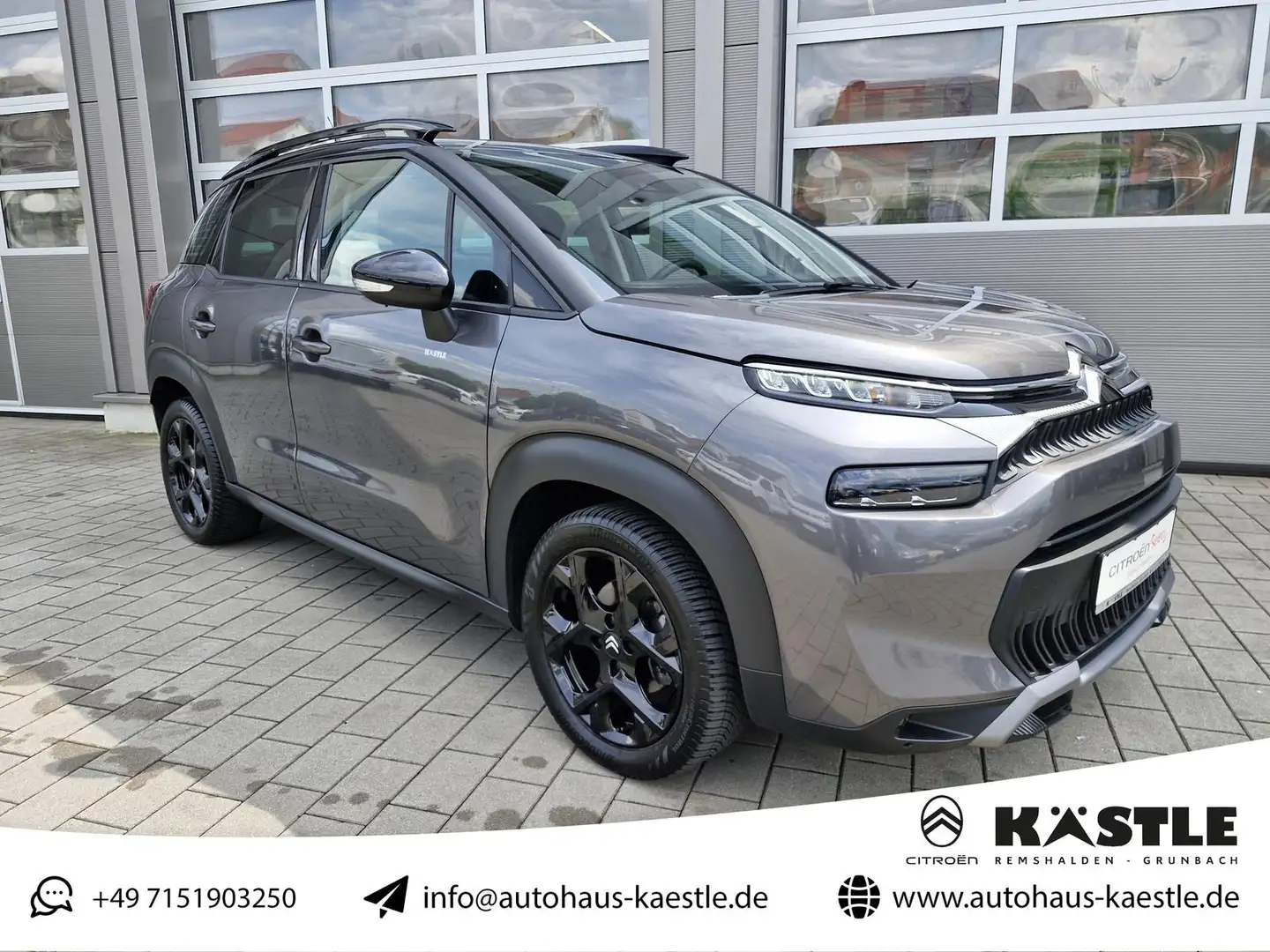 Citroen C3 Aircross Max PT 130 EAT6 *PANODACH*HUD*Kamera*NAVI Grau - 1