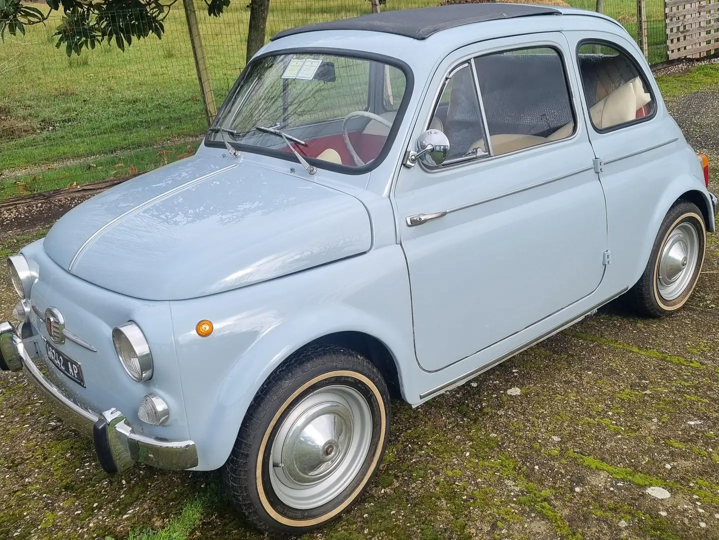 Fiat Cinquecento Nuova 500 D plava - 1