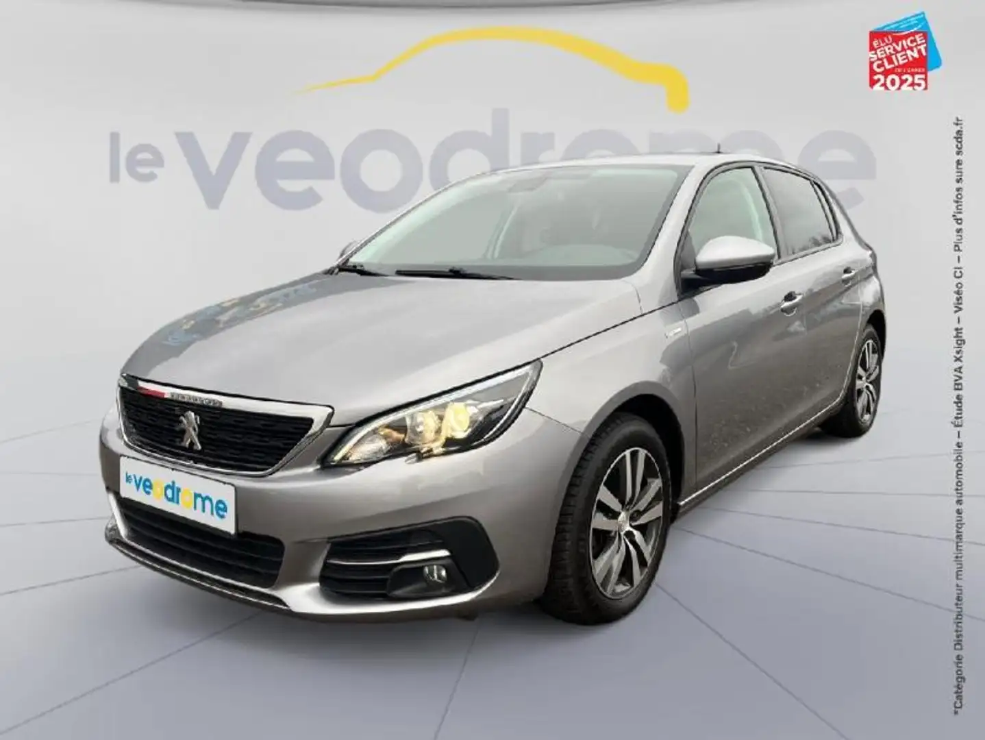 Peugeot 308 1.5 BlueHDi 130ch S\u0026S Premium 7cv Gris - 1
