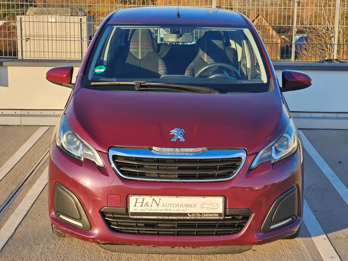 Peugeot 108 Active*Orig.83000KM*HU/AU NEU*Klima*MFL*Bluetooth* Violett - 2